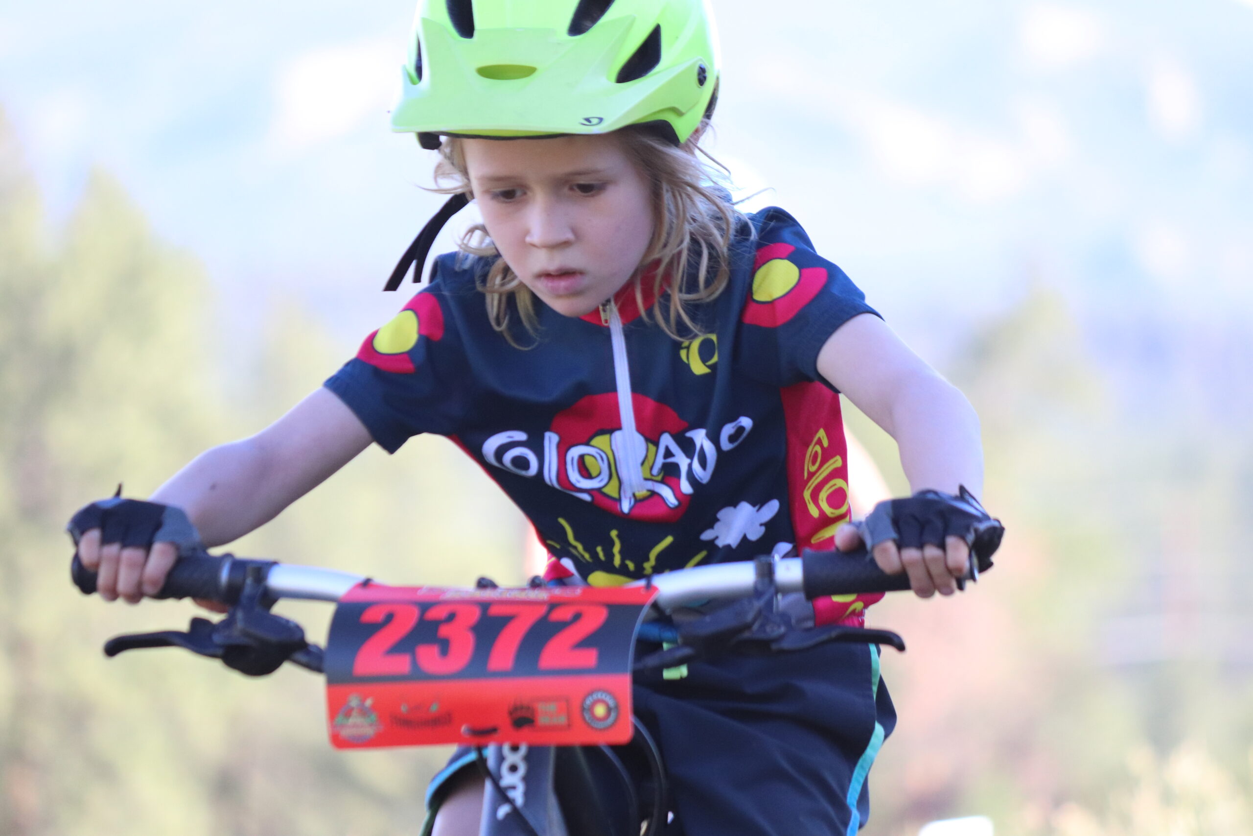 Junior mountain bike store racing